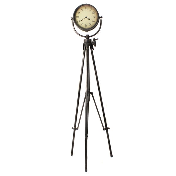 Casa Cortes Large Studio Tripod Floor Clock