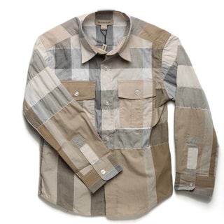 Burberry Boy's Check Print Button-down Shirt