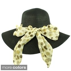 Faddism Vintage Ribbon Floppy Hat-Image