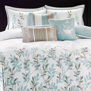 Buy Online Madison Park Amber Cotton 6-piece Duvet Cover Set