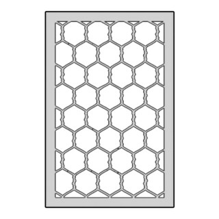 Crafter's Workshop Metal Die 4X6in-Chickenwire
