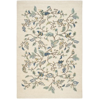 Online Specials  Martha Stewart Autumn Woods Colonial Blue Wool/ Viscose Rug (9'6 x 13'6)