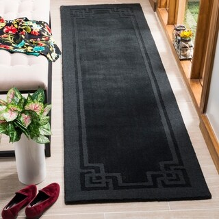 Martha Stewart Deco Frame Phantom Wool Rug (2'3 x 8')