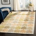 Martha Stewart Sanctuary Oasis Silk/ Wool Rug (3'9 x 5'9)