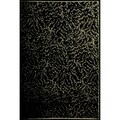 Martha Stewart Sakura Pewter/ Teal Silk / Wool Rug (9'x 12')