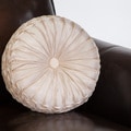 Christopher Knight Home 14-inch Round Ivory Sateen Pillow