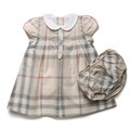 Burberry Girl's New Nova Check Pintuck Dress and Bloomer Set