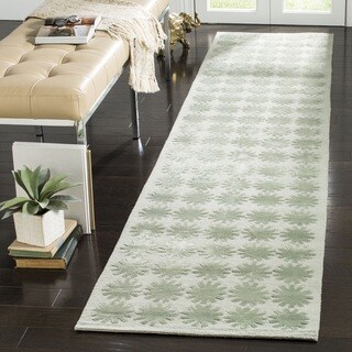 Martha Stewart Constellation Sky Silk/ Wool Rug (2'3 x 10')