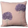 Mina Victory Felt Floral Pink 20 x 20-inch Decorative Pillow by Nourison