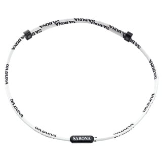 Sabona White Athletic Magnetic Necklace