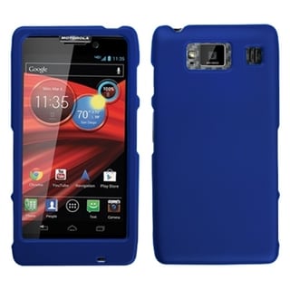 MYBAT Dark Blue Case for Motorola XT926M Droid Razr Maxx HD