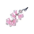 MYBAT Plastic Pink Floral Diamante Dust Cap for 3.5-mm Port