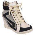 Hailey Jeans Co. Women's 'Jodie-01' Lace-up High Top Wedge