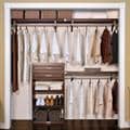 John Louis Espresso Woodcrest Closet System