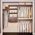 John Louis 16-Inch Deep Espresso Woodcrest Closet System