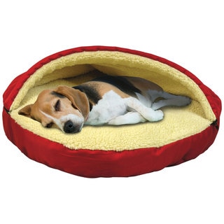 Plush Pet Cave & Bed