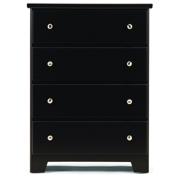 Black 4Drawer Dresser Chest 15293954 Shopping