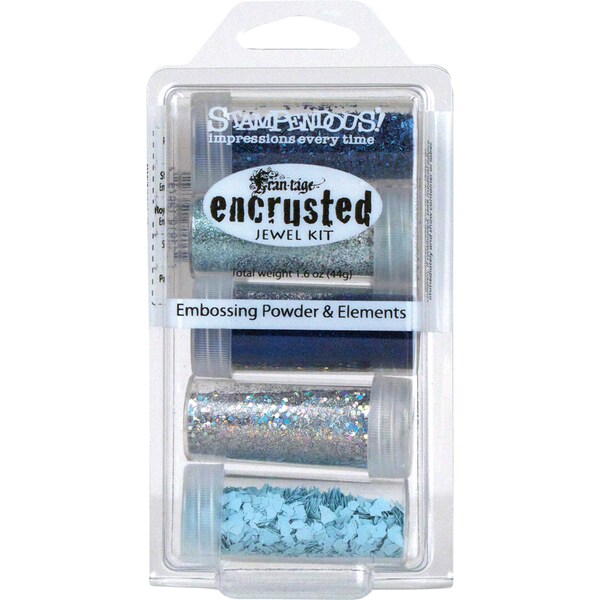 Stampendous Encrusted Jewel Kit-Blue