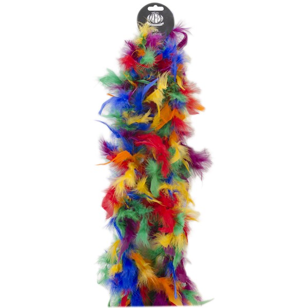 Chandelle Feather Boa-Vibrant Multicolor