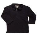 Burberry Toddler Boys' MARINE CHECK Piqu Long Sleeve Polo