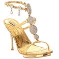 Celeste Women's 'Joyce-03' Rhinestone Encrusted Stiletto Sandals