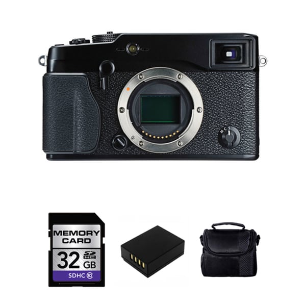 Fujifilm X-Pro1 16.3MP Digital Camera Body with 32GB Bundle