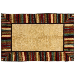Rainbow Border Anti-Fatigue Rug (2'6 x 3'9)