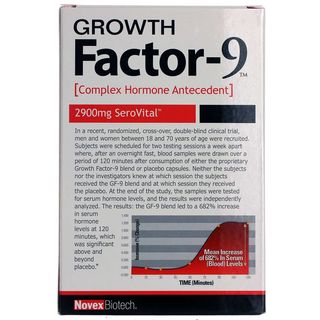 Novex Biotechs Growth Factor-9 Hormone Antecedent Supplement (120 Capsules)
