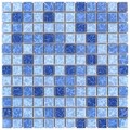 SomerTile 12 x 12-inch Watermark Square Aegean Porcelain Mosaic Tile (Pack of 10)