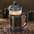 Ovente 27-Ounce Black French Press Coffee Maker
