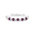Pearlyta Children's Multi-colored Pearl Macrame Bracelet