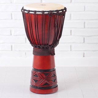 Celtic Labyrinth Full Size Djembe Drum (Indonesia)