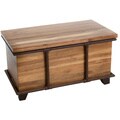 Christopher Knight Home Reed Acacia Wood Bench Ottoman