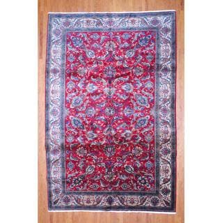 Low Price Persian Hand-knotted Tabriz Red/ Ivory Wool Rug (10' x 15'3)