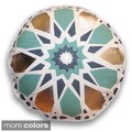 18-inch Round Kaleidescope Decorative Throw Pillow