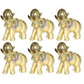 Cristiani Enameled Elephant Trinket Box with Crystals (Pack of 6)