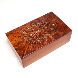 Mother-of-Pearl Inlaid Thuya Box (Morocco)