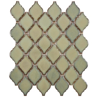 Low Price SomerTile 11 x 9.75-inch Casablanca Thalia Porcelain Mosaic Tile (Pack of 10)