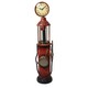 Departures Antique Gas Pump Decorative Clock