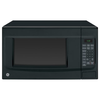 GE Black 1.4-cubic foot Countertop Microwave Oven