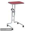 Lucent Glass Top Mobile/ Adjustable Laptop Cart