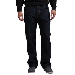 BROKEN ENGLISH Men's Dark Indigo Tinted Fashion Jeans