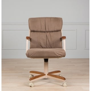 Casual Dining Cushion Swivel and Tilt Rolling Caster Chair