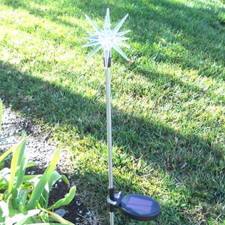 Starburst Solar Powered Garden Yard Stake Color Change Light (Set of 6)