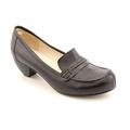 All Black Women's 'Loafer Low' Leather Casual Shoes