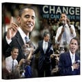 David Liam Kyle 'Obama Collage II' Gallery-Wrapped Canvas