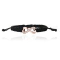 Icz Stonez Cubic Zirconia Infinity Macrame Bracelet