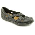 Clarks Women's 'Ashland Rivers' Leather Casual Shoes - Wide (Size 10)