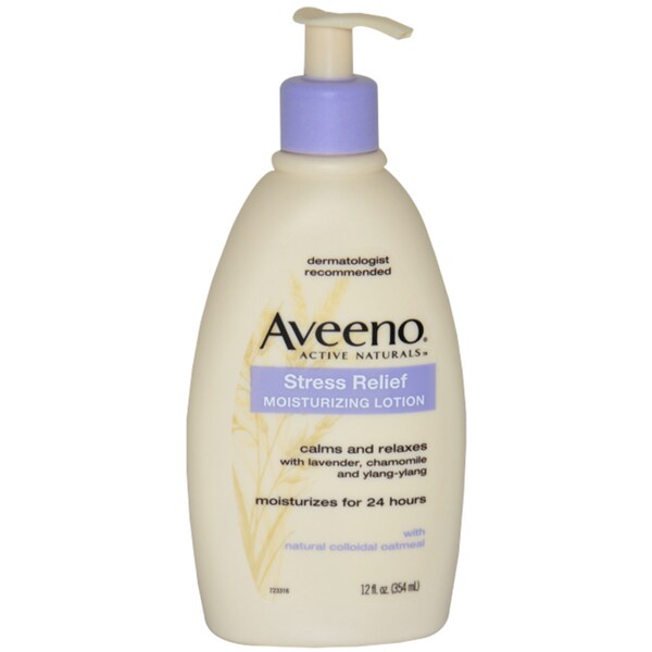 Aveeno Stress Relief 12-ounce Moisturizing Lotion - Overstock™ Shopping 