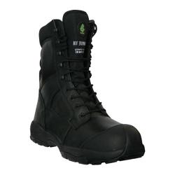 Find Shop Men's Dawgs Ultralite 8in Size Zip Comfort Pro Composite Toe Sa Black Full Grain Leather